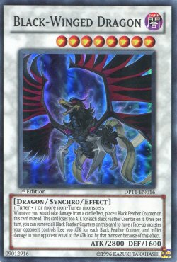 画像1: 【特価品】英語版 ブラックフェザー・ドラゴン DP11-EN016 1st（スーパーレア）