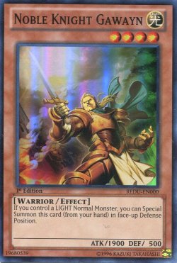 画像1: 【特価品】英語版 聖騎士ガウェイン REDU-EN000 1st（スーパーレア）