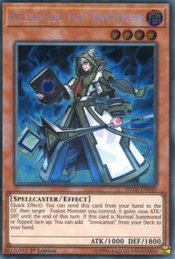 画像1: 【特価品】英語版 召喚師アレイスター SHVA-EN040 1st（シークレットレア）