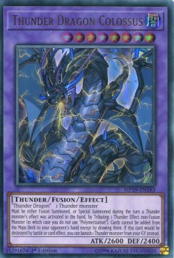 画像1: 【特価品】英語版 超雷龍－サンダー・ドラゴン MP19-EN183 1st（ウルトラレア）