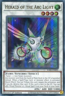 画像1: 【特価品】英語版 虹光の宣告者 RA01-EN031 1st（ウルトラレア）