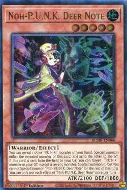画像1: 【特価品】英語版 Ｎｏ－Ｐ.Ｕ.Ｎ.Ｋ.ディア・ノート BLMR-EN066 1st（ウルトラレア）