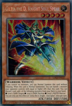 画像1: 【特価品】英語版 魔導騎士ギルティア－ソウル・スピア LDS3-EN137 Limited Edition（シークレットレア）