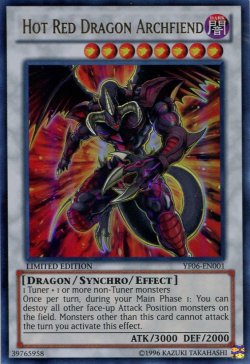 画像1: 【特価品】英語版 えん魔竜 レッド・デーモン YF06-EN001 Limited Edition（ウルトラレア）