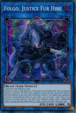 画像1: 【特価品】英語版 空牙団の大義 フォルゴ SOFU-EN047 1st（スーパーレア）