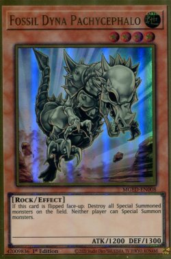 画像1: 【特価品】英語版 フォッシル・ダイナ パキケファロ MGED-EN008 1st（プレミアムゴールドレア）