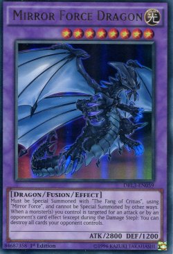 画像1: 【特価品】英語版 ミラーフォース・ドラゴン DRL3-EN059 1st（ウルトラレア）