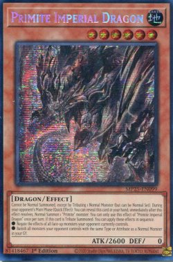 画像1: 【特価品】英語版 原石竜インペリアル・ドラゴン MP25-EN099 1st（プリズマティックシークレットレア）