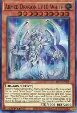 画像1: 【特価品】英語版 アームド・ドラゴン ＬＶ１０－ホワイト BLVO-EN005 1st（ウルトラレア）