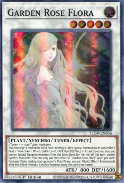 画像1: 【特価品】英語版 ガーデン・ローズ・フローラ LIOV-EN036 1st（スーパーレア）