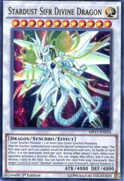 画像1: 【特価品】英語版 聖こう神竜 スターダスト・シフル MP17-EN054 1st（ウルトラレア）