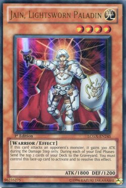 画像1: 【特価品】英語版 ライトロード・パラディン ジェイン LCGX-EN245 1st（ウルトラレア）