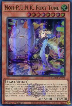 画像1: 【特価品】英語版 Ｎｏ－Ｐ.Ｕ.Ｎ.Ｋ.フォクシー・チューン BLMM-EN074 1st（ウルトラレア）