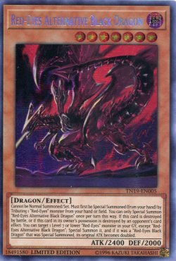 画像1: 【特価品】英語版 真紅眼の亜黒竜 TN19-EN005 Limited Edition（シークレットレア）