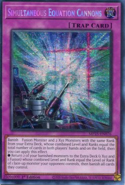 画像1: 【特価品】英語版 連慄砲固定式 MP25-EN076 1st（プリズマティックシークレットレア）