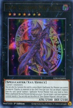 画像1: 【特価品】英語版 幻想の黒魔導師 LDS3-EN091 1st（ウルトラレア）