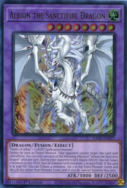 画像1: 【特価品】英語版 真炎竜アルビオン RA05-EN037 1st（ウルトラレア）