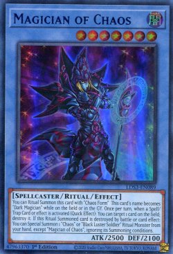 画像1: 【特価品】英語版 マジシャン・オブ・カオス LDS3-EN089 1st（ウルトラレア：ブルー）