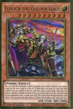 画像1: 【特価品】英語版 黄金卿エルドリッチ MGED-EN024 1st（プレミアムゴールドレア）
