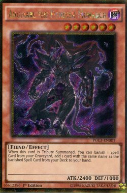 画像1: 【特価品】英語版 魔帝アングマール PGL3-EN001 1st（ゴールドシークレットレア）