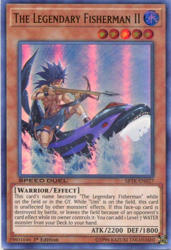 英語版 伝説のフィッシャーマン二世 Sbtk En027 1st ウルトラレア 遊戯王カード販売のハッピーファクトリー