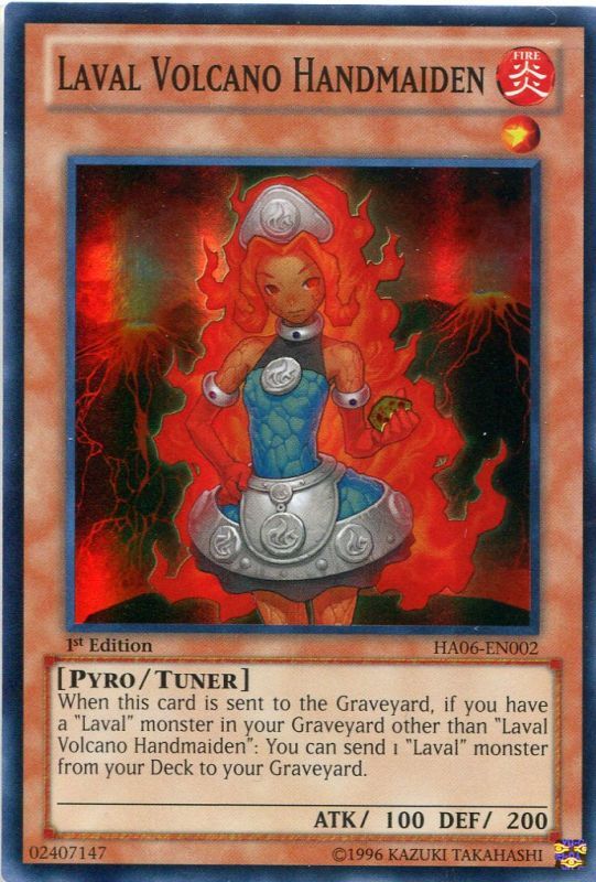 特価品 英語版 ラヴァル炎火山の侍女 Ha06 En002 1st スーパーレア 遊戯王カード販売のハッピーファクトリー