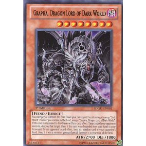 画像: 【特価品】英語版 暗黒界の龍神 グラファ SDGU-EN001 1st（ウルトラレア）