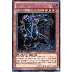 画像: 【特価品】英語版 忍者マスター ＨＡＮＺＯ CT09-EN003（シークレットレア）