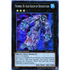 画像: 【特価品】英語版 Ｎｏ.３０ 破滅のアシッド・ゴーレム REDU-ENSE2（スーパーレア）