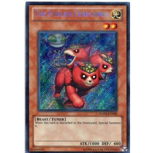 画像: 【特価品】英語版 魔轟神獣ケルベラル HA04-EN008（シークレットレア）