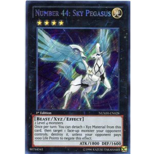 画像: 【特価品】英語版 Ｎｏ.４４ 白天馬スカイ・ペガサス NUMH-EN028 1st（シークレットレア）