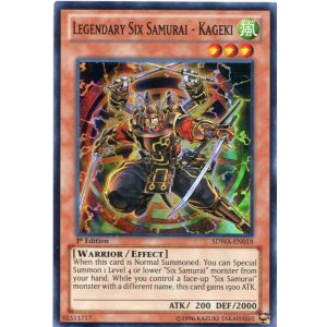 画像: 【特価品】英語版 真六武衆－カゲキ SDWA-EN018 1st（スーパーレア）