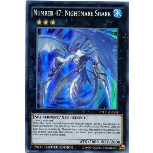 画像: 【特価品】英語版 Ｎｏ.４７ ナイトメア・シャーク CT11-EN004（スーパーレア）
