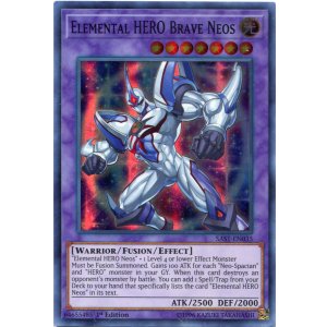 画像: 【特価品】英語版 E・HERO ブレイヴ・ネオス SAST-EN035 1st(スーパーレア)