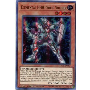 画像: 【特価品】英語版 E・HERO ソリッドマン CT15-EN003（ウルトラレア）