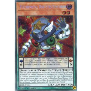 画像: 【特価品】英語版 EMオッドアイズ・シンクロン BLLR-EN004 1st(シークレットレア)