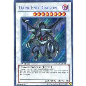 画像: 【特価品】英語版 ダークエンド・ドラゴン LCGX-EN188 1st（シークレットレア）