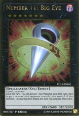 画像: 【特価品】英語版 Ｎｏ.１１ ビッグ・アイ PGL3-EN063 1st（ゴールドレア）