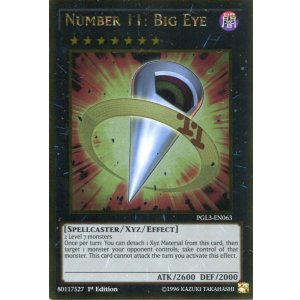画像: 【特価品】英語版 Ｎｏ.１１ ビッグ・アイ PGL3-EN063 1st（ゴールドレア）