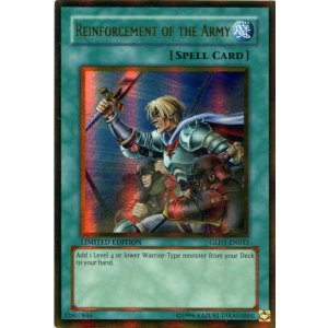画像: 【特価品】英語版 増援 GLD1-EN032 Limited Edition（ゴールドレア）
