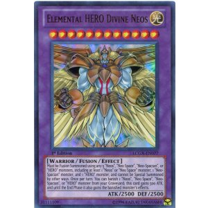 画像: 【特価品】英語版 Ｅ・ＨＥＲＯ ゴッド・ネオス LCGX-EN077 1st（ウルトラレア）