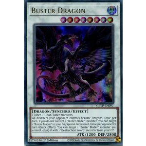 画像: 【特価品】英語版 破戒蛮竜－バスター・ドラゴン GFTP-EN097 1st（ウルトラレア）