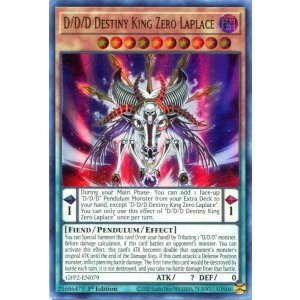 画像: 【特価品】英語版 DDD運命王ゼロ・ラプラス GFP2-EN079 1st（ウルトラレア）