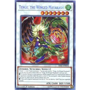 画像: 【特価品】英語版 翼の魔妖－天狗 HISU-EN034 1st（シークレットレア）