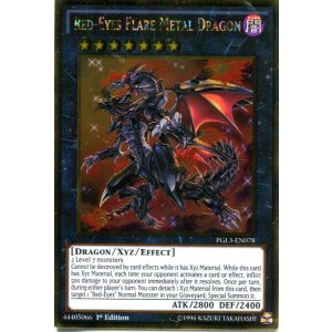 画像: 【特価品】英語版 真紅眼の鋼炎竜 PGL3-EN078 1st（ゴールドレア）