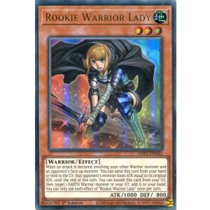 画像: 【特価品】英語版 新鋭の女戦士 GFP2-EN043 1st（ウルトラレア）