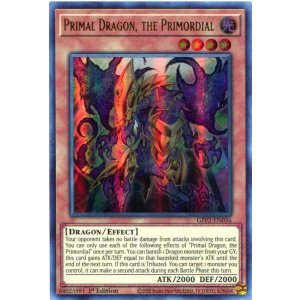 画像: 【特価品】英語版 始原竜プライマル・ドラゴン GFP2-EN036 1st(ウルトラレア)