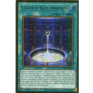 画像: 【特価品】英語版 黒き覚醒のエルドリクシル MGED-EN049 1st（プレミアムゴールドレア）