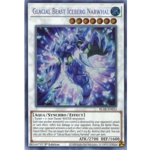 画像: 【特価品】英語版 極氷獣アイスバーグ・ナーワル BLAR-EN033 1st(シークレットレア)
