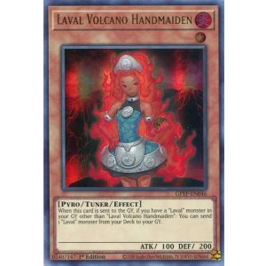 画像: 【特価品】英語版 ラヴァル炎火山の侍女 GFTP-EN046 1st（ウルトラレア）